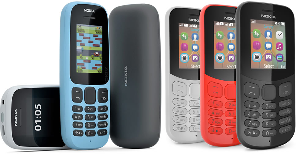 Nokia เปิดตัวฟีเจอร์โฟนพร้อมกัน 2 รุ่น 105 และ 130 ทั้งคู่รองรับ 2 ซิม รันบน Series 30+