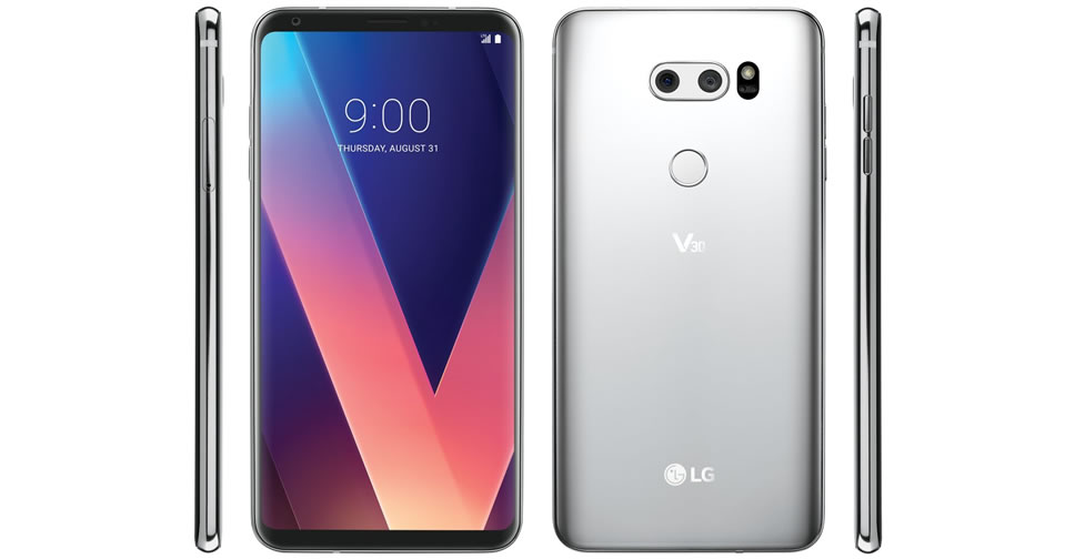 LG V30 ถูกเผยโฉมก่อนเปิดตัวสิ้นเดือนสิงหาคมนี้ ใช้ดีไซน์ไร้กรอบ มาพร้อมกล้องเลนส์คู่
