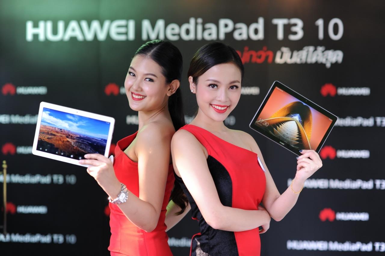 HUAWEI MediaPad T3 10 แท็บเล็ตจอใหญ่ ราคาคุ้มค่าเพียง 8,900 บาท แถมฟรีชุด Box Set ทั้งหูฟัง AKG ,ลำโพงบลูทูธ และ iflix รวมมูลค่า 4,170 บาท