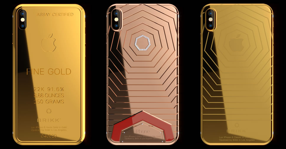 Brikk แนะนำ iPhone X เวอร์ชั่นหรู ความจุ 512GB ราคาสูงสุด 2.3 ล้านบาท