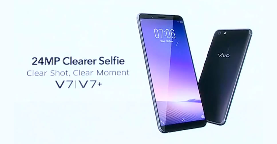 Vivo V7+ เปิดตัวทางการจอไร้กรอบ FullView Display ขนาด 5.99 นิ้ว พร้อมกล้องเซลฟี่ 24MP หน้าชัดหลังเบลอ ราว 11,400 บาท