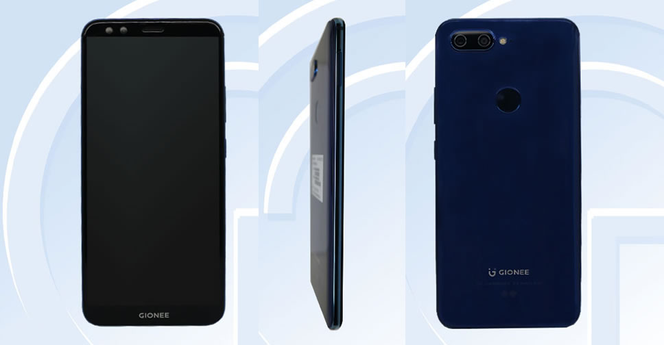 Gionee เตรียมเปิดตัวเรือธง S11 และ S11s ใช้จอ FullView ขนาด 6 นิ้ว กล้อง 4 ตัว แรม 6GB