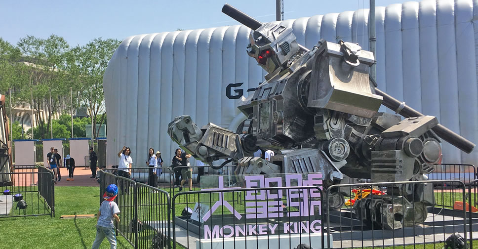 พร้อมรบ!! จีนเปิดตัวหุ่นยนต์ต่อสู้ Monkey King Giant หวังโค่นตัวแทนจากสหรัฐฯ