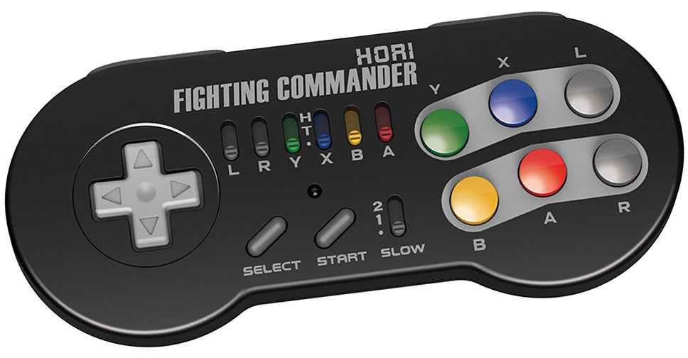 HORI เปิดตัวคอนโทรลเลอร์ Fighting Commander สำหรับ SNES Classic Edition