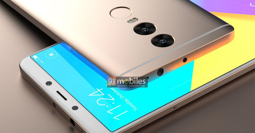 ชมภาพเรนเดอร์ Xiaomi Redmi Note 5 ดีไซน์หรู มาพร้อมกล้องคู่ แบตเตอรี่ 4,000mAh