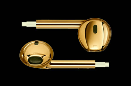 earphone-gold