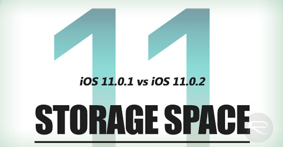 iOS 11.0.2 ช่วยประหยัดพื้นที่อีก 500MB เมื่อเทียบกับ iOS 11.0.1