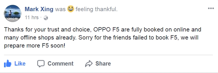 1 OPPO's CEO Status