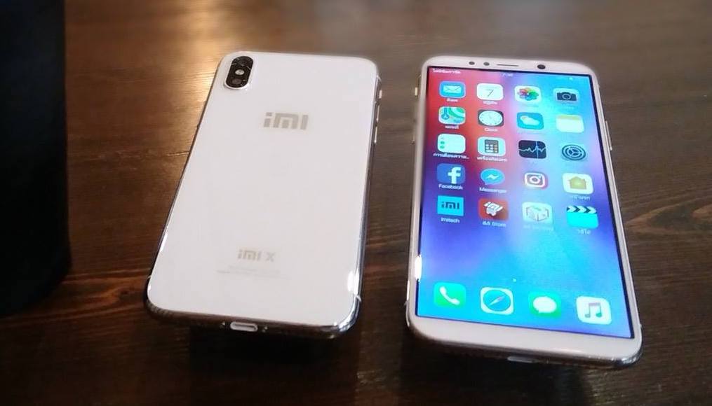 iMI X ฝาแฝด iPhone X มี Face ID หน้าจอไร้ขอบ  18:9 วางจำหน่ายในไทยแล้ว ราคา 4,990 บาทที่บิ๊กซี