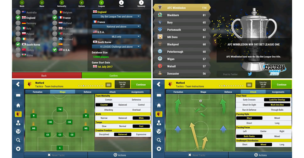 Football Manager Mobile 2018 พร้อมให้ดาวน์โหลดแล้ววันนี้ บนอุปกรณ์ iOS และ Android