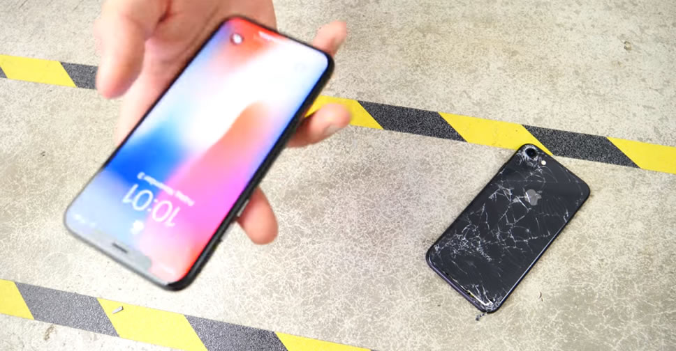iPhone X ถูกทดสอบ Drop Test จากระดับเอวและศีรษะ พร้อมเปรียบเทียบกับ iPhone 8