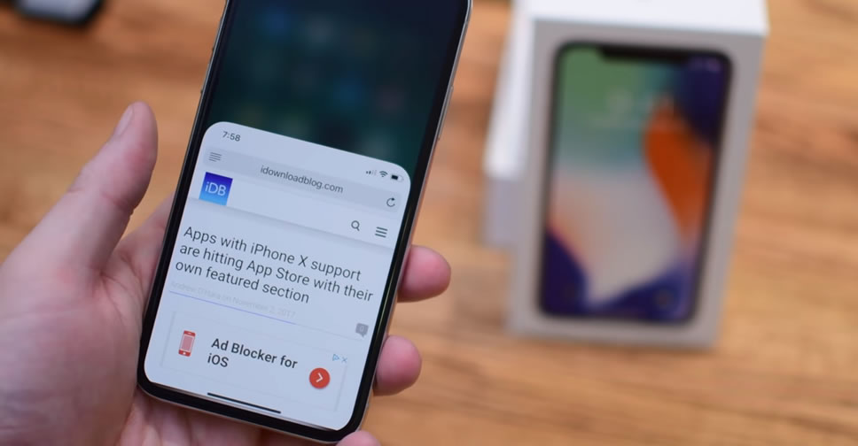 เพิ่มความสะดวกในการใช้งาน iPhone X ด้วยมือเดียว กับฟีเจอร์ Reachability