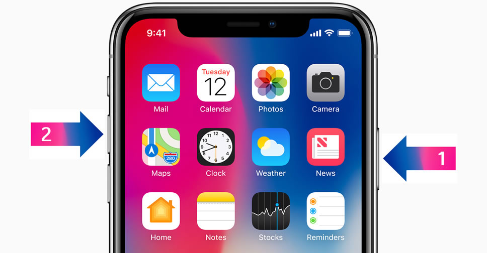 วิธีจับภาพหน้าจอ iPhone X เมื่อไม่มีปุ่มโฮมต้องทำอย่างไร