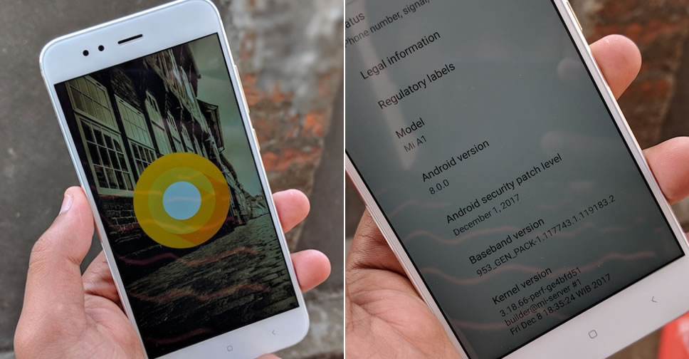 Xiaomi Mi A1 รองรับชาร์จเร็ว Fast Charging หลังจากได้รับการอัพเดทเป็น Android 8.0 Oreo เวอร์ชั่น Beta