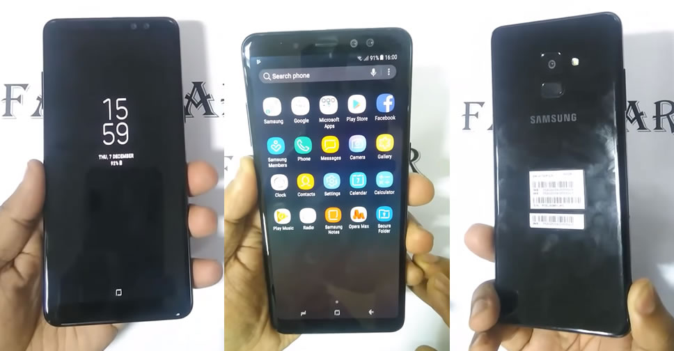 มาเป็นคลิป!! Samsung Galaxy A8+ (2018) เผยให้เห็นดีไซน์รอบด้าน มาพร้อมกล้องคู่เซลฟี่