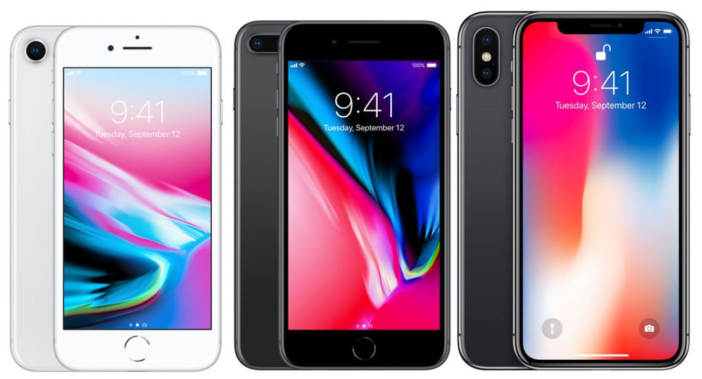iPhone 8, iPhone 8 Plus และ iPhone X เป็นสมาร์ทโฟนที่ขายดีที่สุด ในเดือนพฤศจิกายน 2017