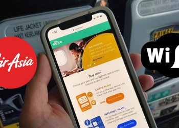 AirAsia มาเลเซียเปิดบริการ Free Wi-Fi บนเครื่องให้ใช้ LINE ฟรีระหว่างเดินทาง
