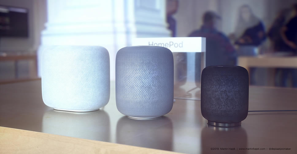ชมคอนเซ็ปต์ HomePod 2, HomePod+ และ HomePod Express กันน้ำได้ และมีแท่นชาร์จไร้สายสำหรับ iPhone