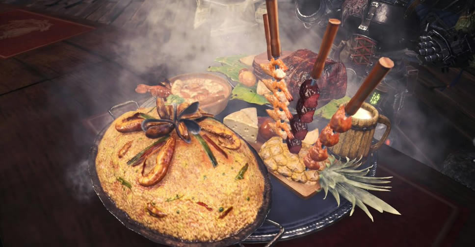 น่าทานมาก!! ภรรยาชาวญี่ปุ่นทำอาหารเลียนแบบเกม Monster Hunter: World ให้สามีรับประทาน