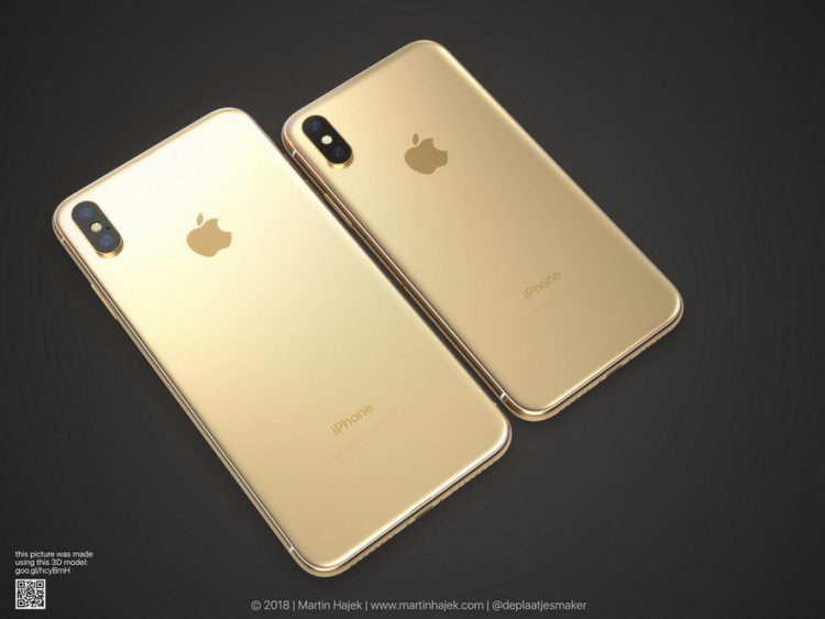 ชมภาพ iPhone X และ iPhone X Plus สีทอง ที่มีข่าวลือว่า Apple จะเปิดตัวในปลายปี 2018