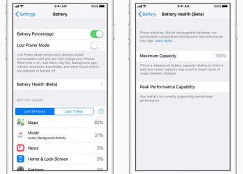 วิธีตรวจสอบและใช้งานฟีเจอร์ตรวจสอบสุขภาพแบตเตอรี่ สำหรับ iPhone ที่รันบน iOS 11.3