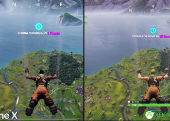 เปรียบเทียบการแสดงกราฟิกของเกม Fortnite ระหว่าง iPhone X กับ Xbox One X
