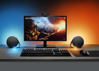 ลำโพงคอมพิวเตอร์ Logitech G560 มาพร้อมเทคโนโลยี LIGHTSYNC แสดงสี RGB ตามเกม เพลง หนัง ที่กำลังเล่น