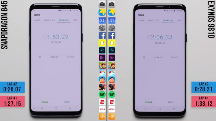 เปรียบเทียบ Samsung Galaxy S9 Plus ระหว่างชิป Snapdragon 845 vs Exynos 9810 เวอร์ชั่นไหนจะแรงกว่ากัน?