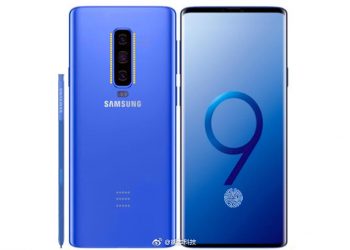 ชมภาพเรนเดอร์ Samsung Galaxy Note 9 มาพร้อมระบบกล้อง Triple Camera ฝังเซ็นเซอร์ Fingerprint บนจอแสดงผล