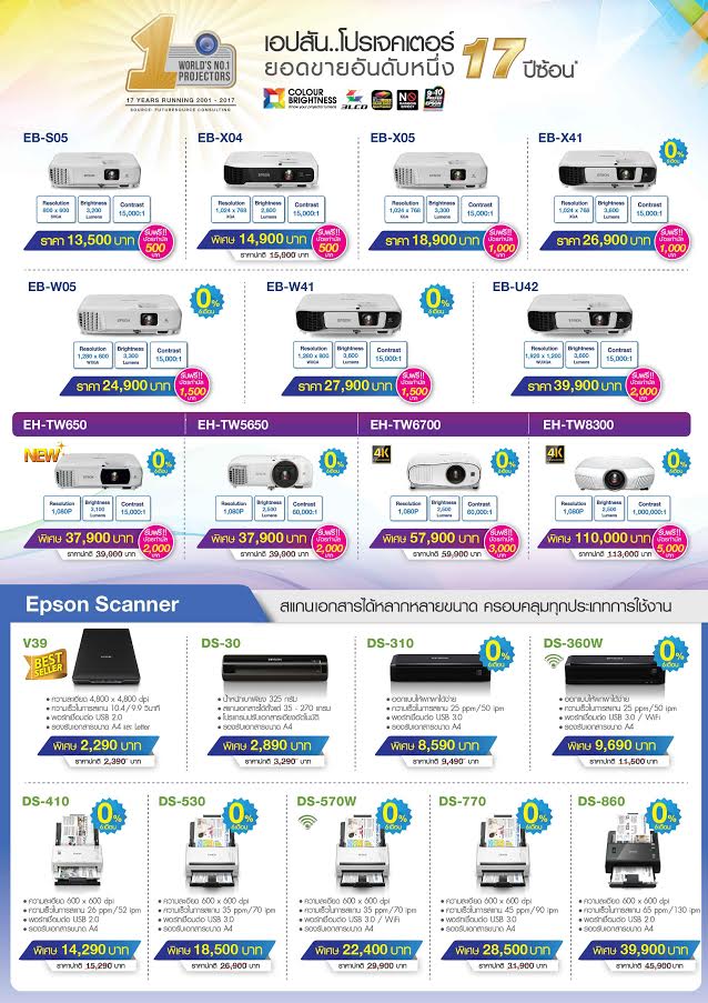 เอปสันจัดเต็มโปรโมชั่นพิเศษใน Commart Connect 2018