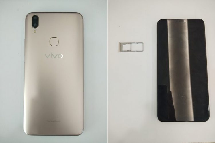 ภาพหลุด Vivo V9 จากเครื่องจริง แสดงให้เห็นรอยบากบนขอบจอ มาพร้อมกล้องคู่หลัง