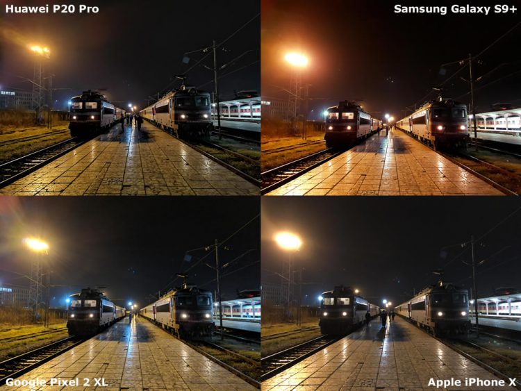 เปรียบเทียบกล้อง Huawei P20 Pro vs Pixel 2 XL vs Galaxy S9+ vs iPhone X หาผู้นำด้านการถ่ายภาพในที่แสงน้อย