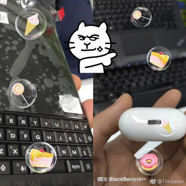 ภาพหลุด BlackBerry KEY2 ยังคงคอนเซ็แต์เดียวกับรุ่น KEYone มาพร้อมจอสัมผัส และแผงคีย์บอร์ด QWERTY