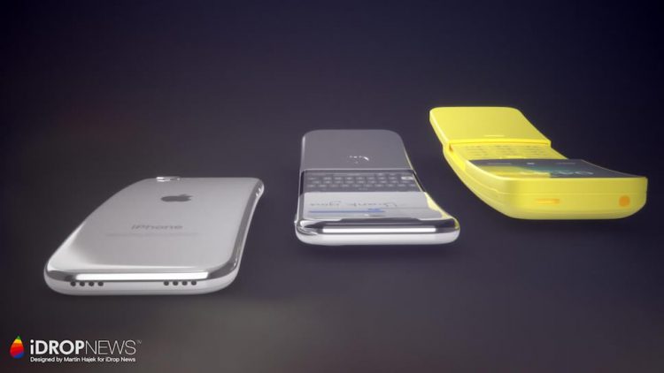 ชมคอนเซ็ปต์ iPhone ดีไซน์จอโค้ง แบบ Nokia 8110 4G ที่ลือว่า Apple กำลังพัฒนา