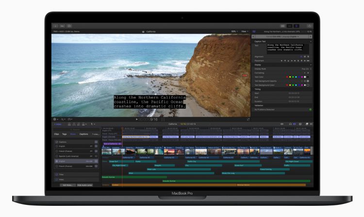 Apple ปล่อยอัพเดท Final Cut Pro X มาพร้อม ProRes RAW และการทำคำบรรยายแบบเลือกปิดได้ขั้นสูง