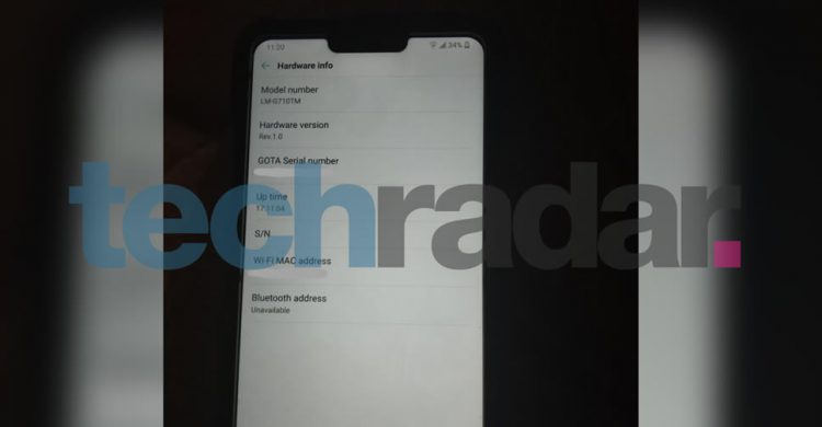 ภาพหลุด LG G7 ThinQ เผยให้เห็นรอยบากบนจอแสดงผล อาจวางขายเดือนพฤษภาคมนี้