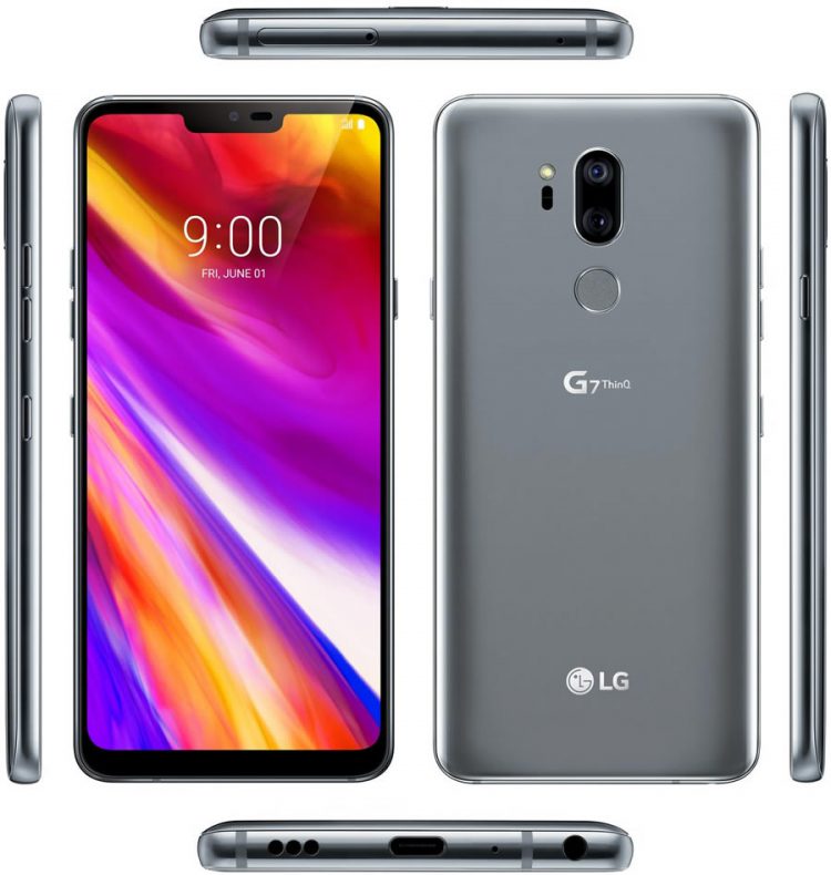 หลุด!! ภาพเรนเดอร์ทางการ LG G7 ThinQ ก่อนเปิดตัววันที่ 2 พฤษภาคมนี้