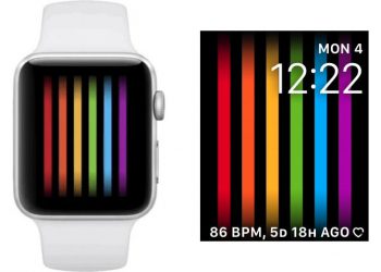 พบ Code ใน watchOS 4.3.1 เผยให้เห็น Apple Watch Face สีรุ้ง Inspired by Rainbow Flag