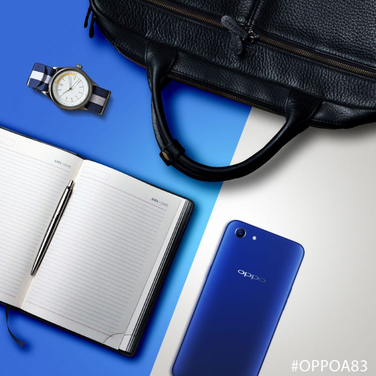 OPPO A83 (2018) Ram 4GB + Rom 64GB จอ Full Screen  5.7 นิ้ว กล้องหน้า 8 ล้านพิกเซล กล้องหลัง 13 ล้านพิกเซล และโหมดผู้ช่วยเซลฟี่ AI Beauty หั่นราคาเหลือ 7,490 บาท