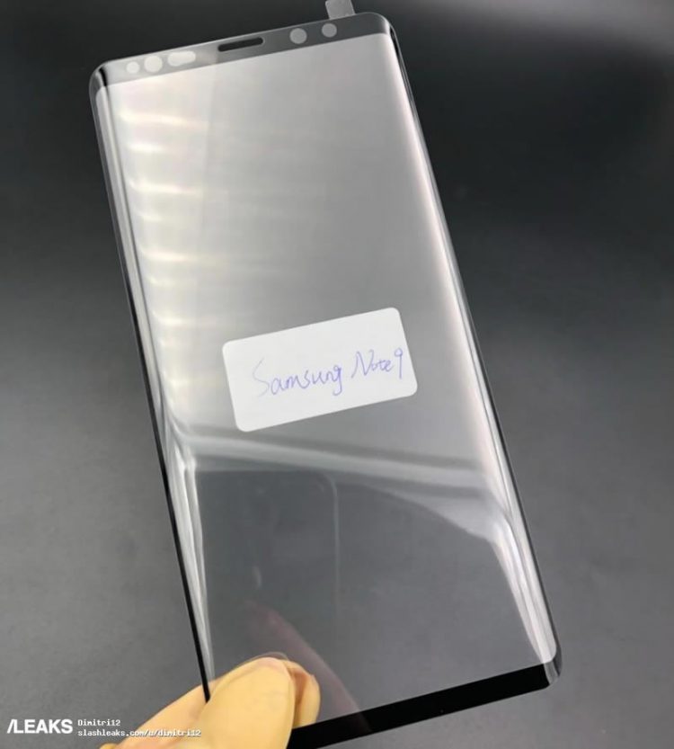 ภาพหลุด Screen Protector สำหรับ Samsung Galaxy Note 9 ชี้ให้เห็นถึงเซ็นเซอร์ที่เพิ่มมากขึ้น