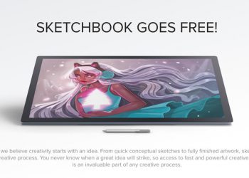 เวอร์ชั่นเต็มของ AutoDesk SketchBook เปิดให้ดาวน์โหลดฟรี!! สำหรับ iOS, Mac, Android และ Windows