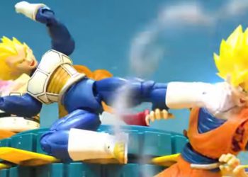 ชมฉากการต่อสู้สุดอลังการระหว่าง Goku vs Vegeta โดยใช้โมเดล Action Figure ถ่ายทำด้วยเทคนิค Stop Motion