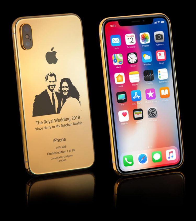 Goldgenie เปิดตัว iPhone X Elite Gold Royal Wedding Limited Edition ร่วมฉลองพิธีเสกสมรสของเจ้าชายแฮร์รี่
