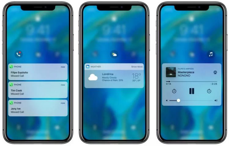 ชมคอนเซ็ปต์ iOS 12 รองรับโหมด Always-On Display มีทางลัดบนหน้าจอ Lock Screen