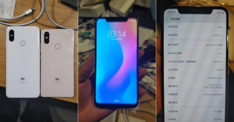 ภาพหลุด Xiaomi Mi 7 และ Mi 7 Plus พบรอยบากบนจอแสดงผล มาพร้อมกล้องคู่หลังแนวตั้ง