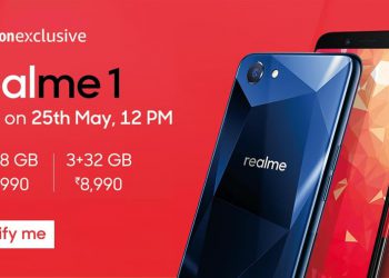 OPPO เปิดตัว Realme 1 มากับจอแสดงผล FHD+ ขนาด 6 นิ้ว แรม 6GB รอม 128GB เริ่มต้นราว 4,250 บาท