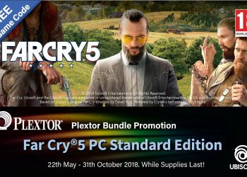 PlextorZ เอาใจคอเกมจัดแคมเปญซื้อ SSD NVMe แจกฟรีรหัสเกม “Far Cry 5” เวอร์ชันพีซี