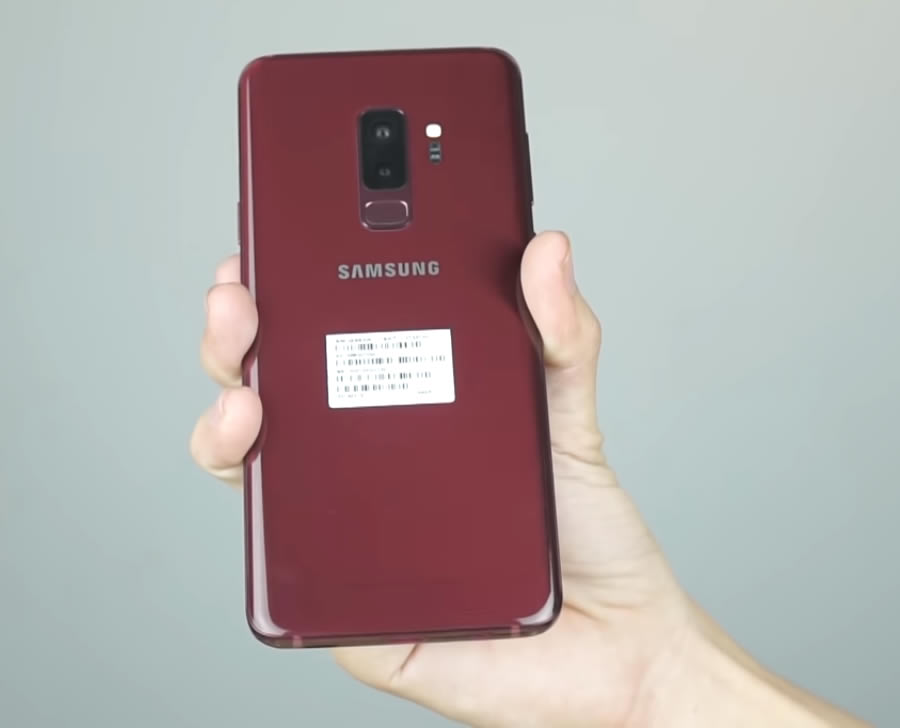 Samsung Galaxy S9 Plus Burgundy Red