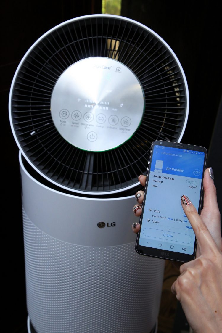 สร้างอากาศสะอาดบริสุทธิ์ภายในบ้านให้ทุกคนในครอบครัวได้ ทุกที่ ทุกเวลา ด้วย Smart ThinQ จาก LG PuriCare