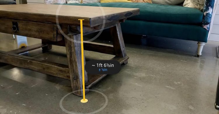 Google เปิดตัวแอพพลิเคชั่น Measure สำหรับสมาร์ทโฟนที่สนับสนุน ARCore